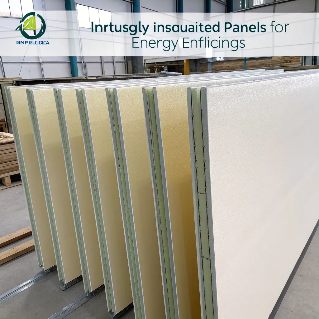 Insulated panels for energy-efficient buildings