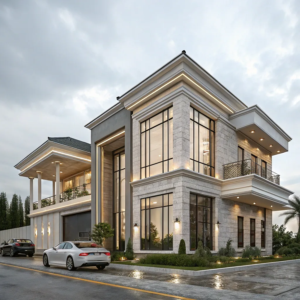 Luxury construction building